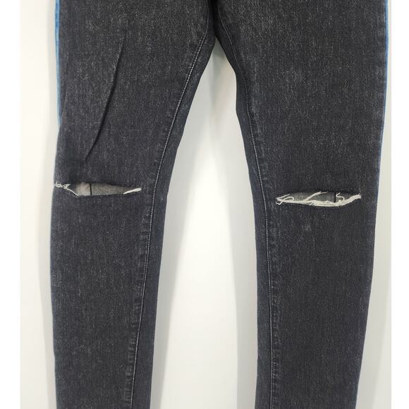 Levi's Premium Lo-Ball Black Denim Logo Stripe Jeans Men’s Size W32 L - Picture 6 of 12